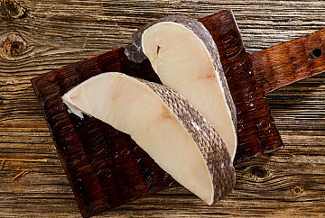 Стейк из клыкача (чилийский сибас) Фото Стейк из клыкача (чилийский сибас)