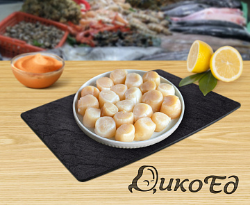 Гребешок морской дикий, филе 2L 40/60 Фото Гребешок морской дикий, филе 2L 40/60