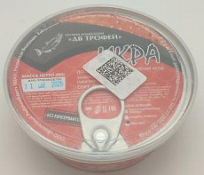 Икра лососевая зернистая соленая кеты "ДВ ТРОФЕЙ" замороженная 200гр