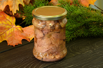 Фото Печень трески (стеклянная банка 500 грамм)