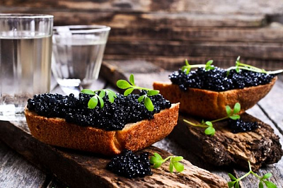 Превью Икра белуги дойная (стеклянная банка) 100 г