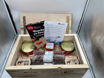 Дикий ящик 5500 (набор мясных деликатесов) Фото Дикий ящик 5500 (набор мясных деликатесов)