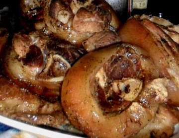 Рулька кабана варено-копченая Фото Рулька кабана варено-копченая