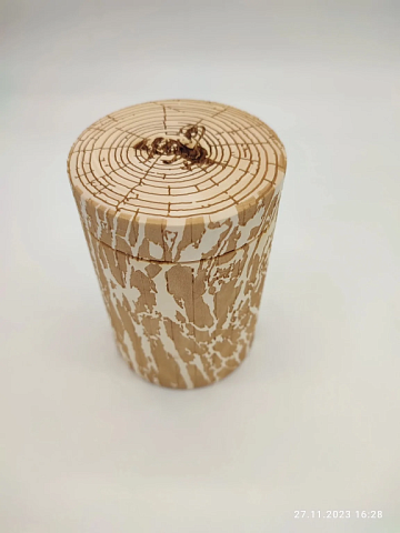 Мёд диких медоносов Вятский 500гр Пенечек (подарочная упаковка) Фото Мёд диких медоносов Вятский 500гр Пенечек (подарочная упаковка)