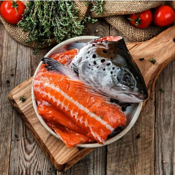 Суповой набор из семги дикой Фото Суповой набор из семги дикой