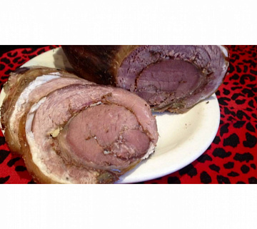 Рулет из грудинки кабана Фото Рулет из грудинки кабана