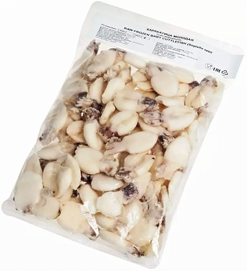 Каракатица целая молодая очищенная замороженная 40/60 Фото Каракатица целая молодая очищенная замороженная 40/60