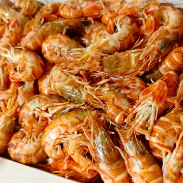Креветка Шримс Козырьковый 70/90 варено-мороженая неразделанная  Фото Креветка Шримс Козырьковый 70/90 варено-мороженая неразделанная